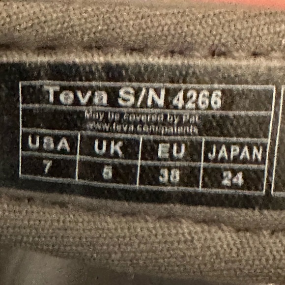 Teva Tirra sandals Bering blue hiking shoes women 7 outdoor Velcro strap navy - Picture 14 of 16